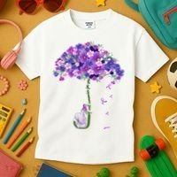 Alzheimer Awareness Elephant I Will Remember For You Supporter Alzheimer Kids T-Shirt thumb 3