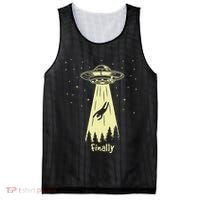 Alien Abduction Finally Aliens Mesh Reversible Basketball Jersey Tank thumb 0