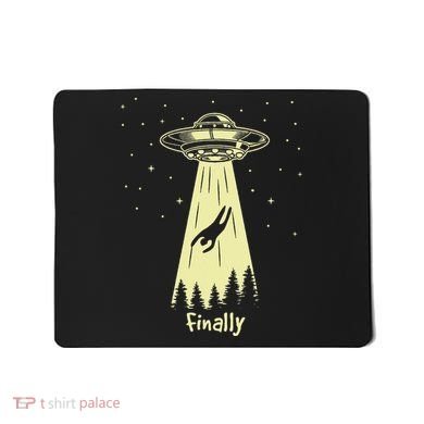 Alien Abduction Finally Aliens Mousepad