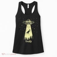 Alien Abduction Finally Aliens Women's Tank Top thumb 0