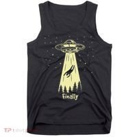 Alien Abduction Finally Aliens Tank Top thumb 0