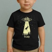 Alien Abduction Finally Aliens Toddler T-Shirt thumb 2