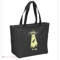 Alien Abduction Finally Aliens Tote Bag thumb 2