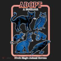 Adopt A Familiar Creepy Animal Halloween Costume Women's Sweatshirt thumb 2