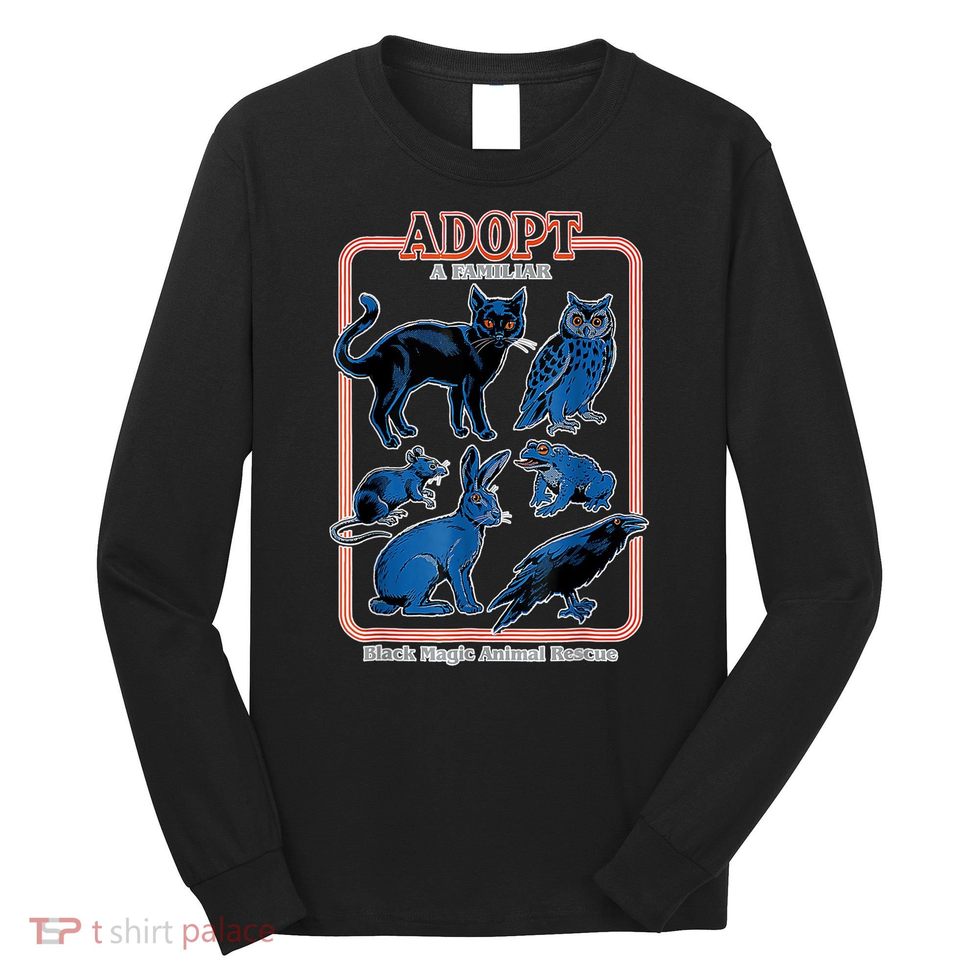 Adopt A Familiar Creepy Animal Halloween Costume Long Sleeve Shirt