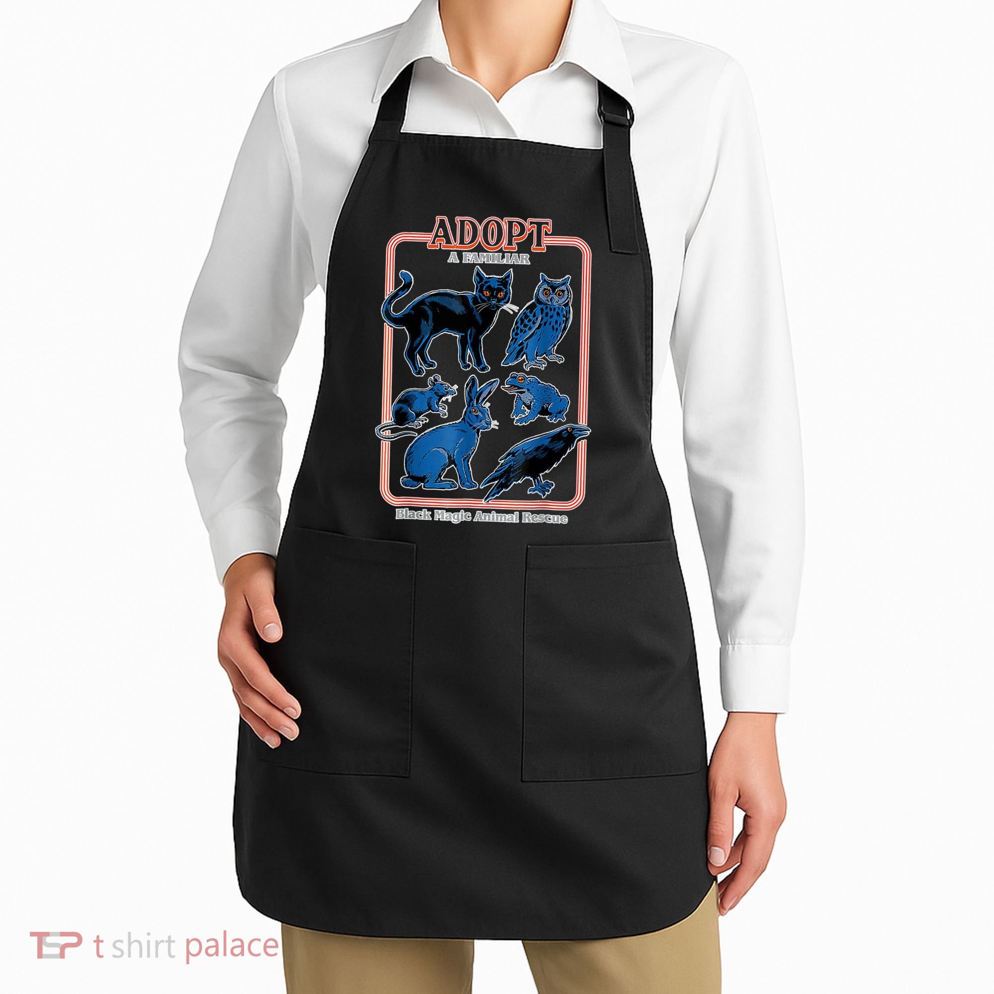 Adopt A Familiar Creepy Animal Halloween Costume Apron