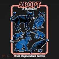 Adopt A Familiar Creepy Animal Halloween Costume Sweatshirt thumb 3