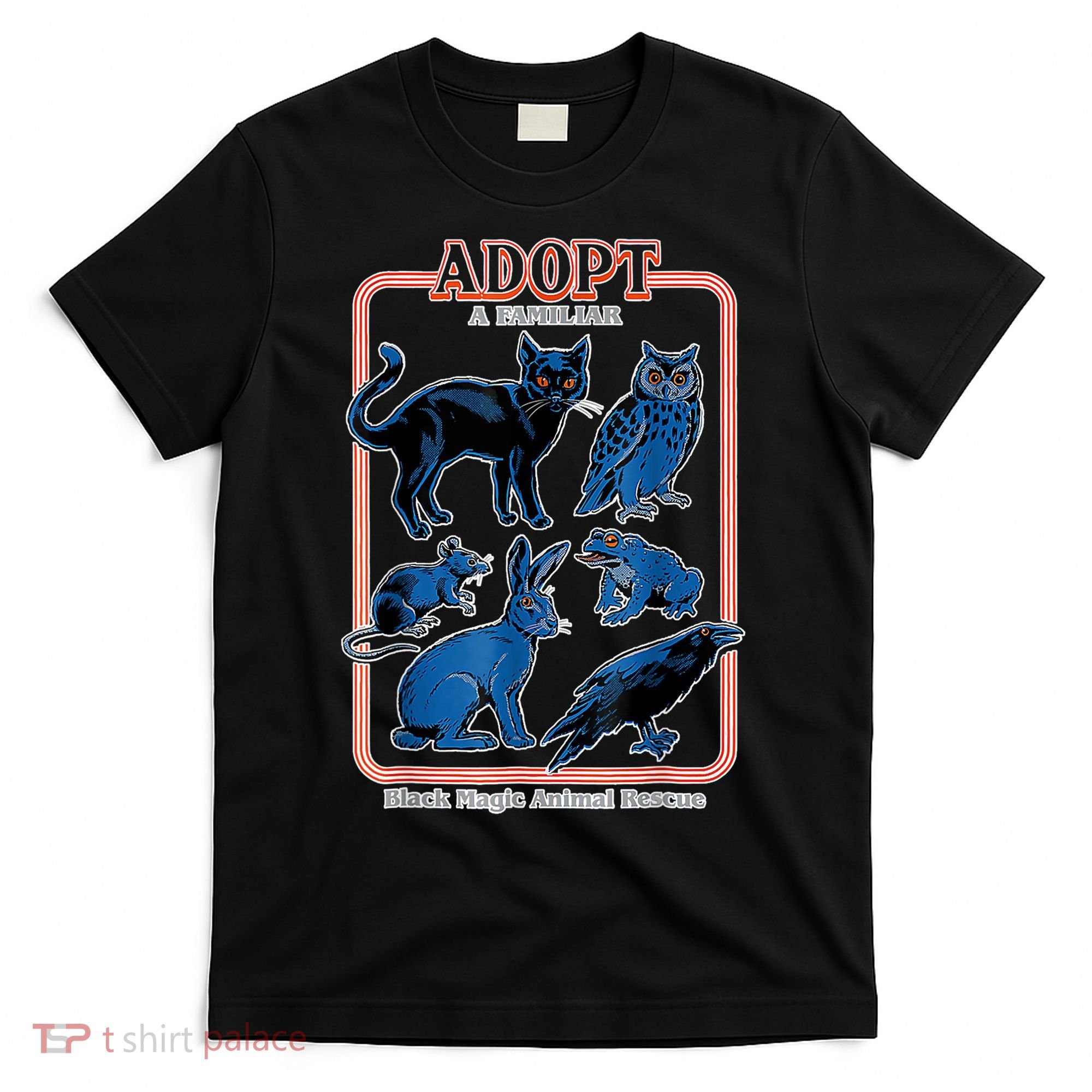 Adopt A Familiar Creepy Animal Halloween Costume T-Shirt