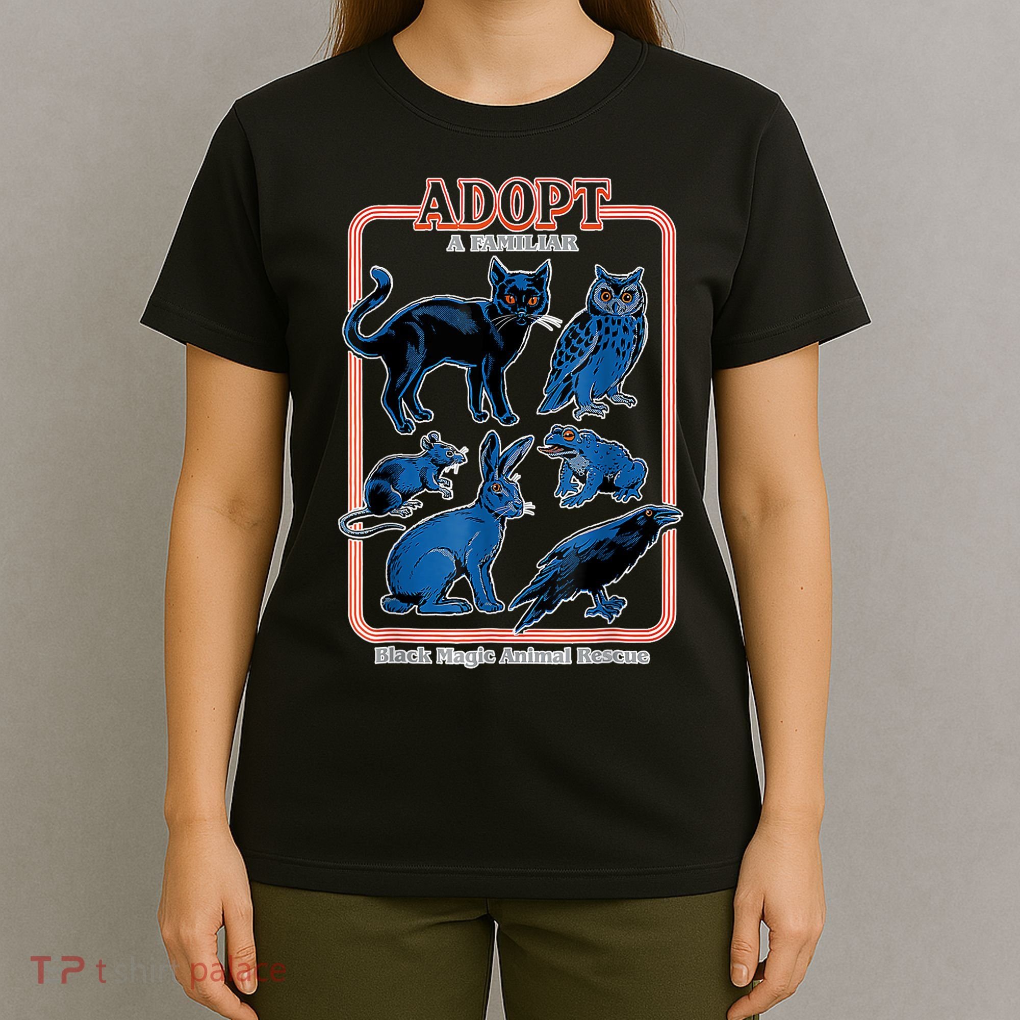 Adopt A Familiar Creepy Animal Halloween Costume T-Shirt