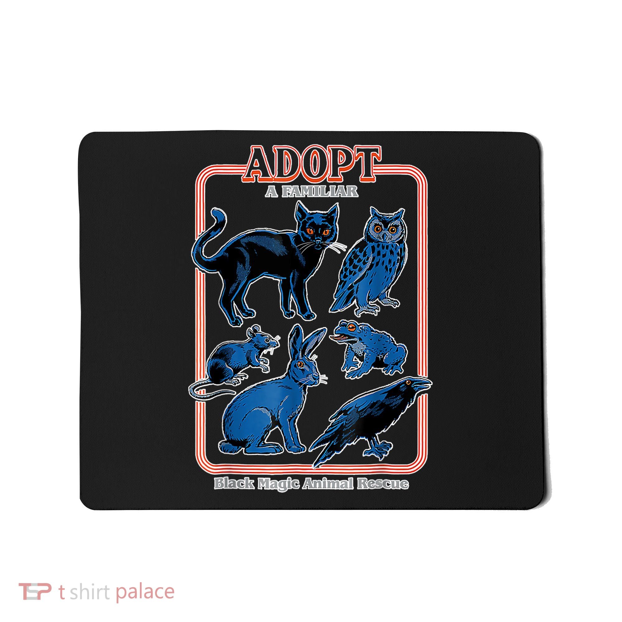 Adopt A Familiar Creepy Animal Halloween Costume Mousepad