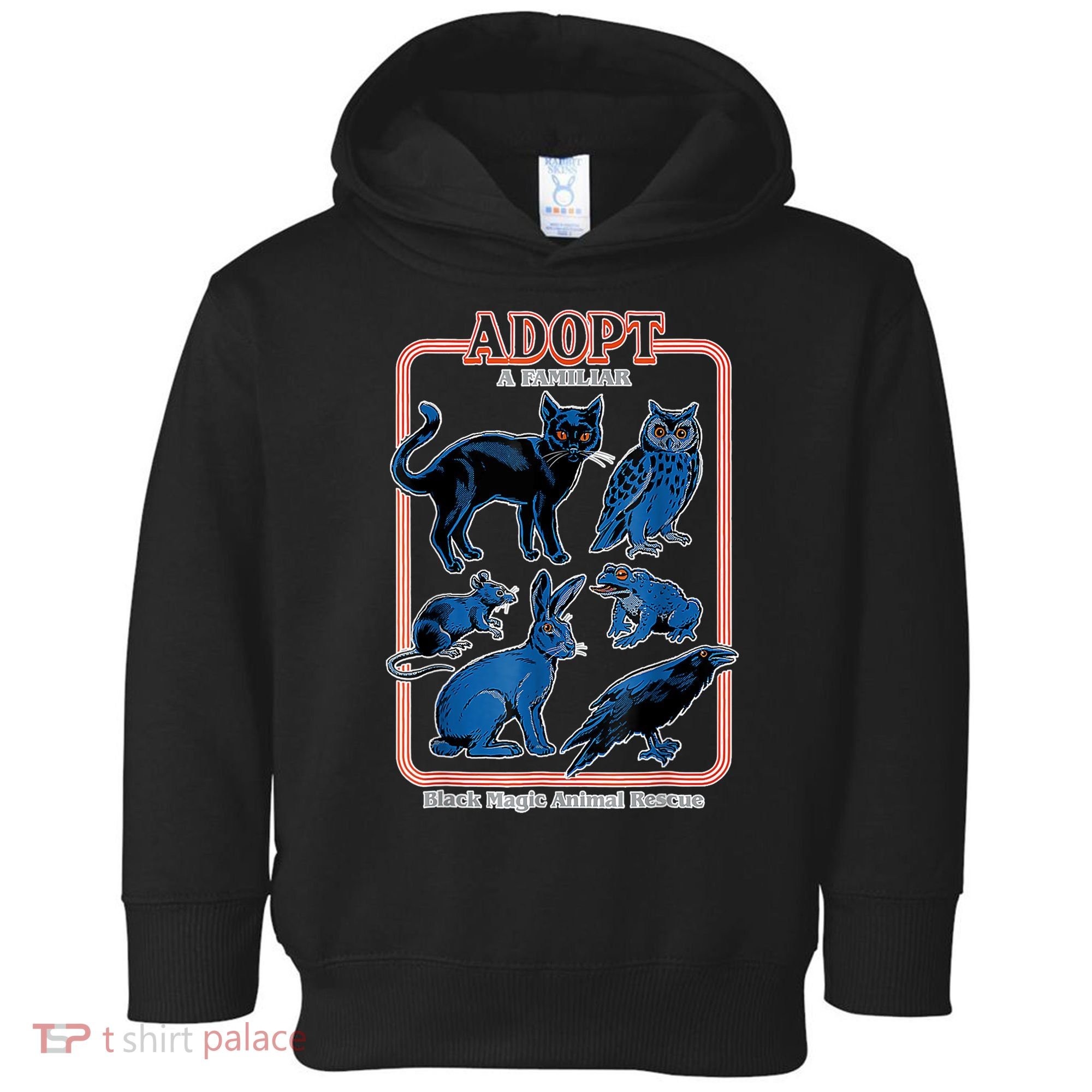 Adopt A Familiar Creepy Animal Halloween Costume Toddler Hoodie