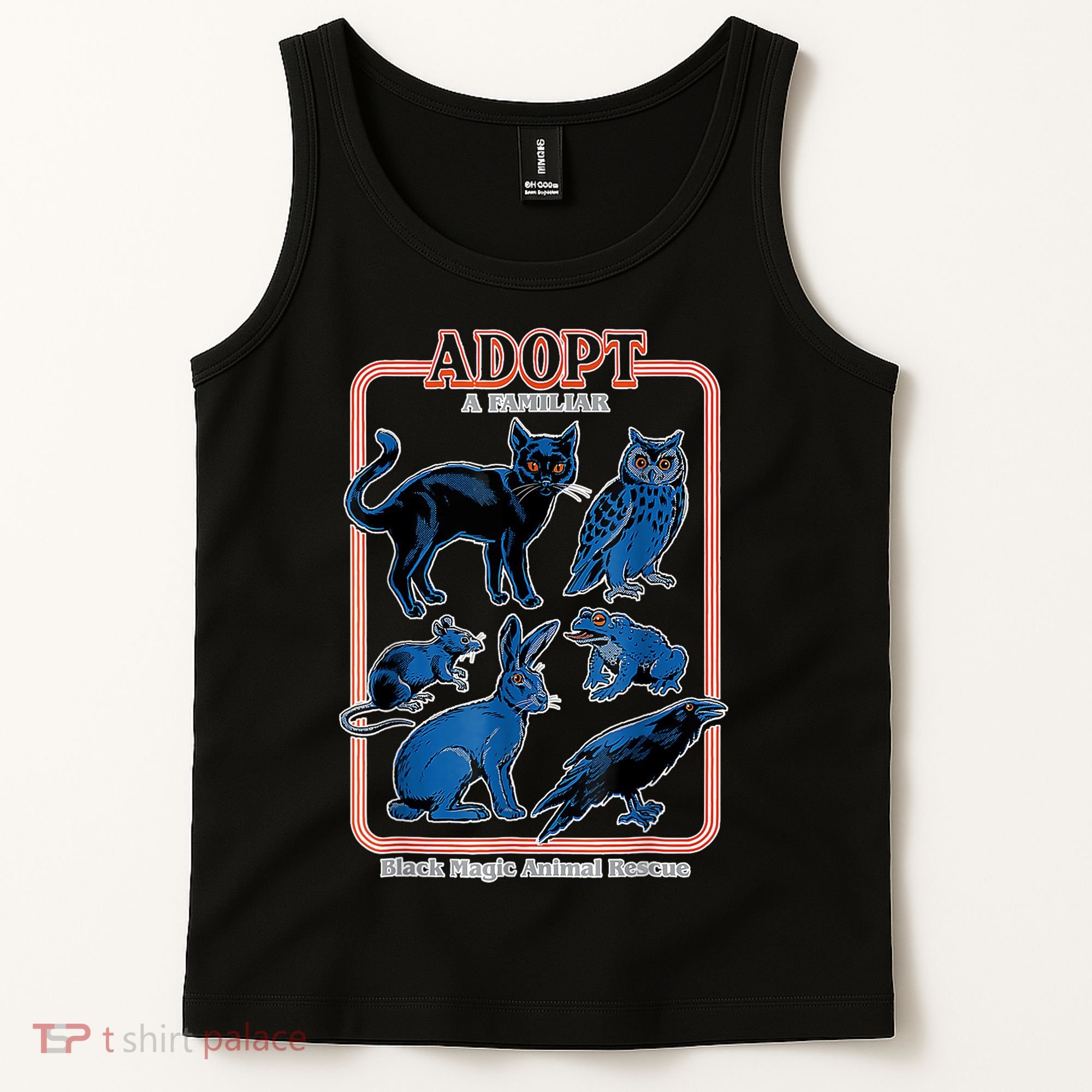Adopt A Familiar Creepy Animal Halloween Costume Tank Top