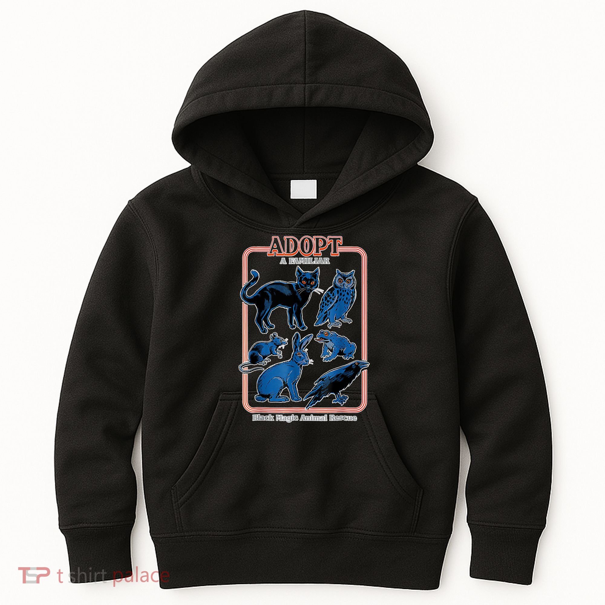 Adopt A Familiar Creepy Animal Halloween Costume Kids Hoodie