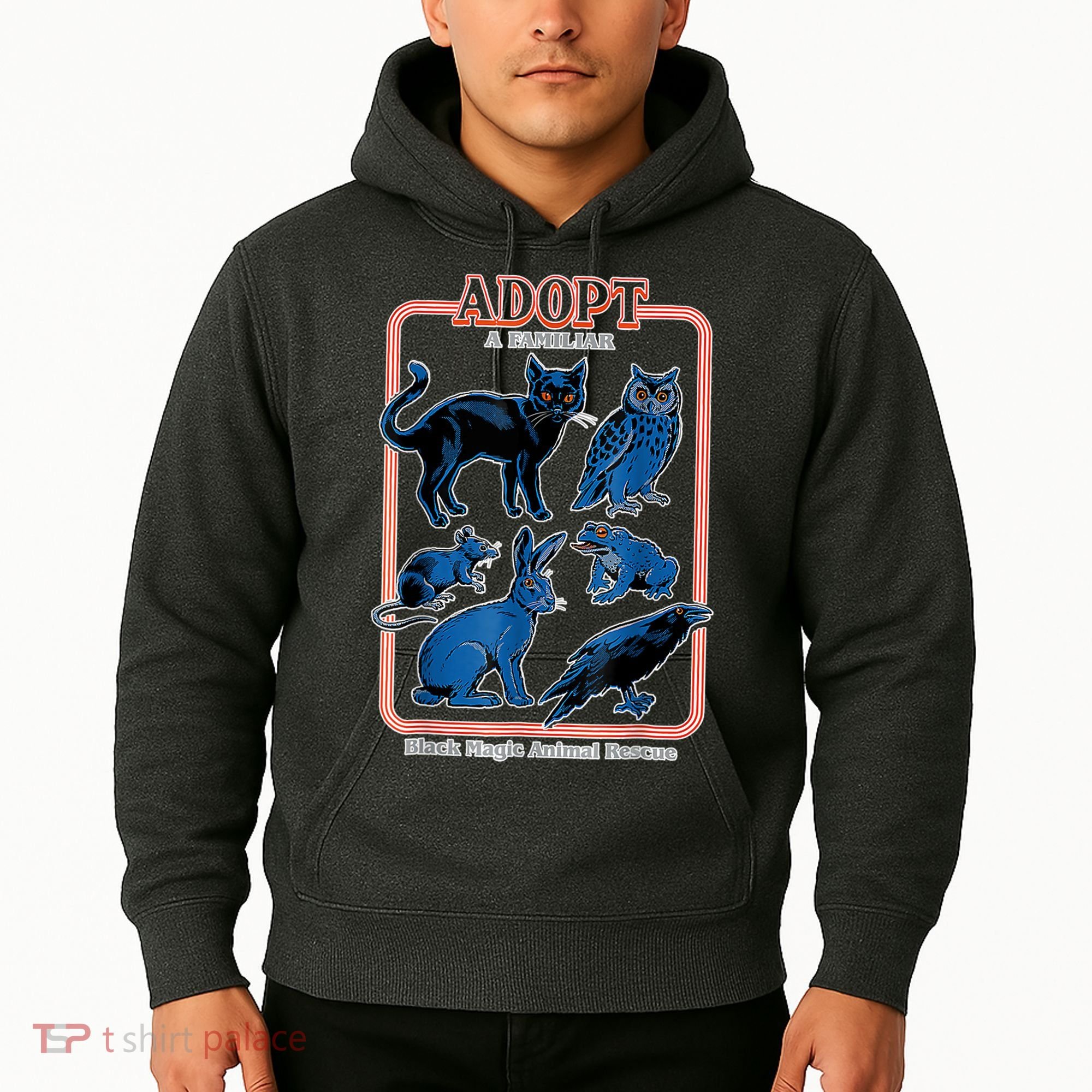 Adopt A Familiar Creepy Animal Halloween Costume Hoodie