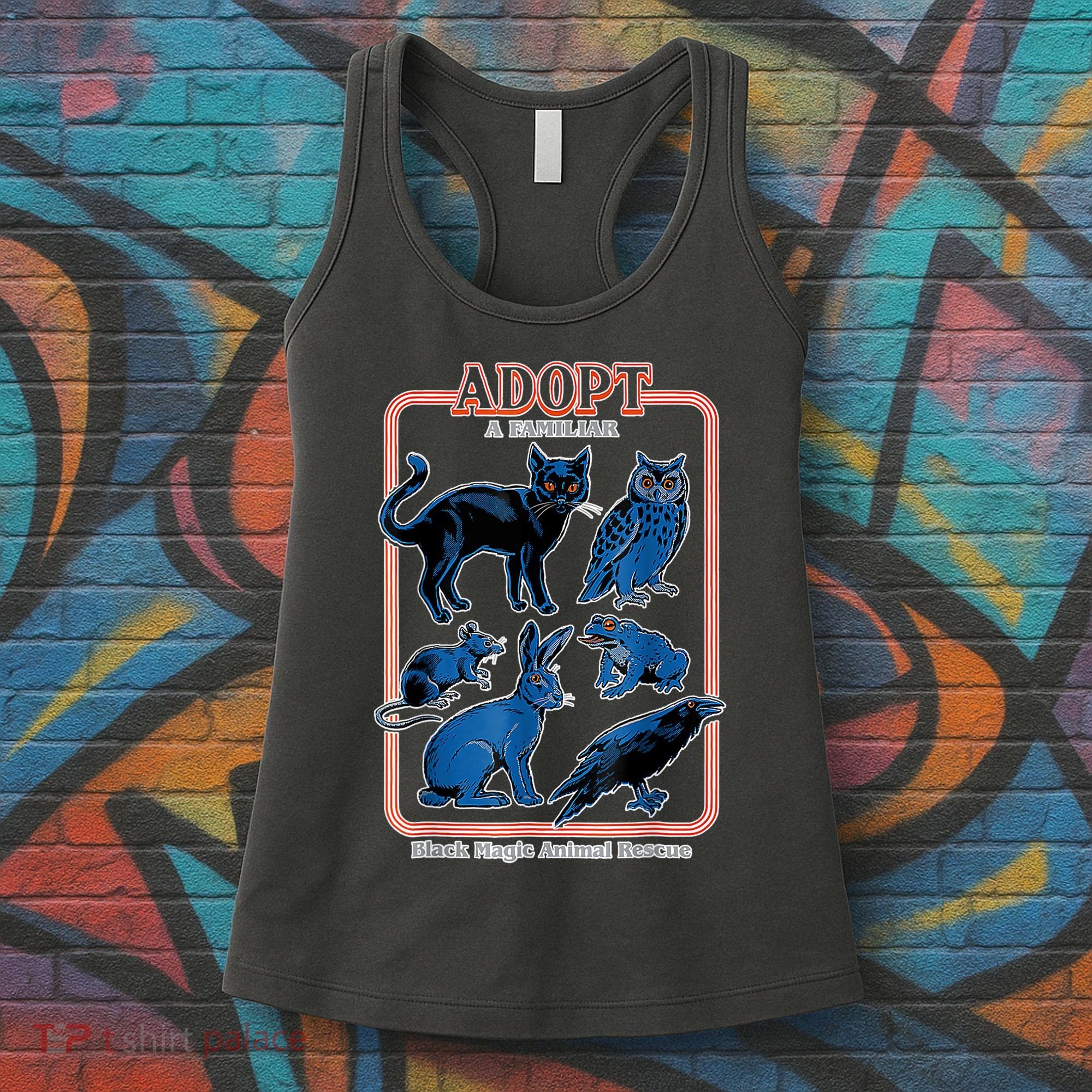 Adopt A Familiar Creepy Animal Halloween Costume Women's Tank Top