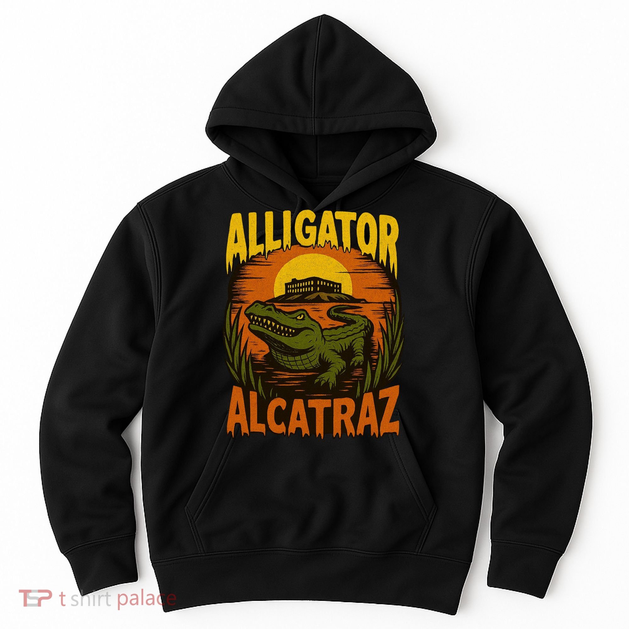 Alligator Alcatraz Funny Meme Gator  Hoodie