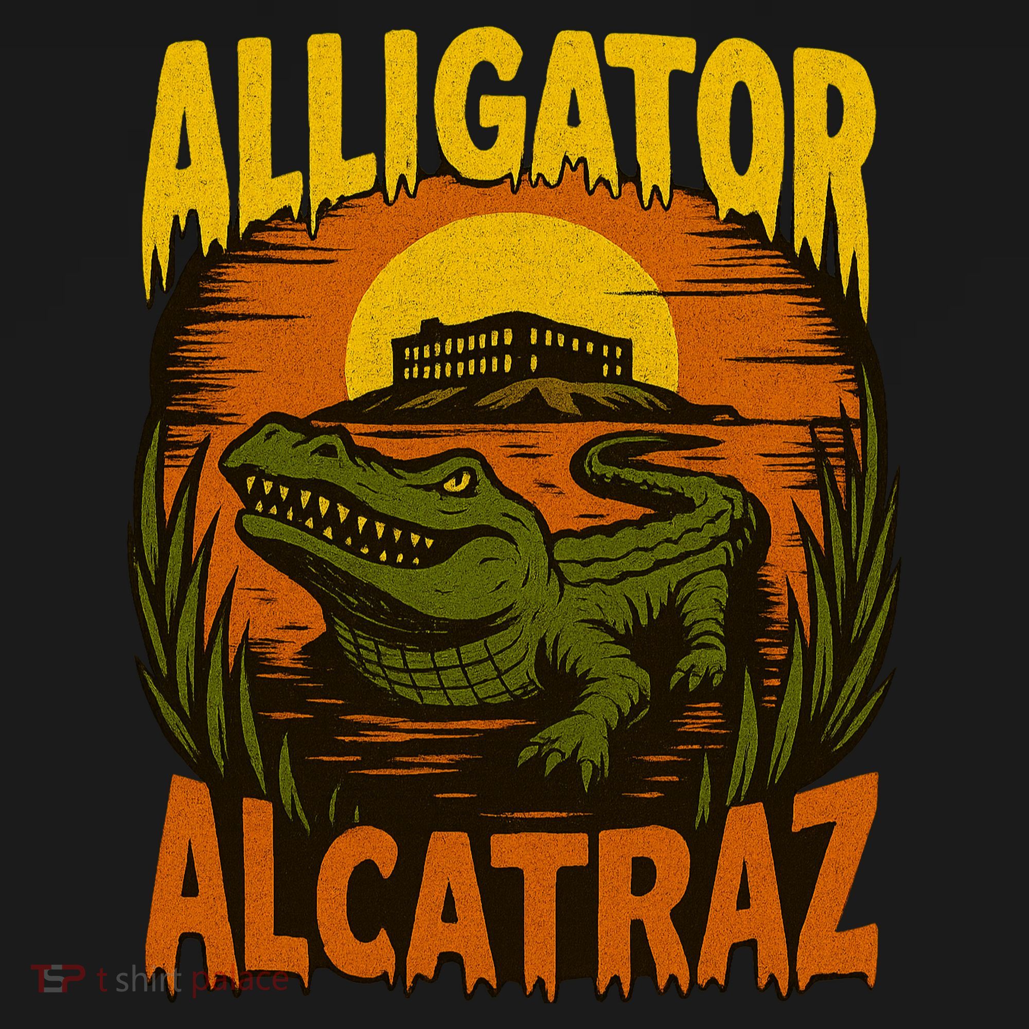 Alligator Alcatraz Funny Meme Gator  Long Sleeve Shirt