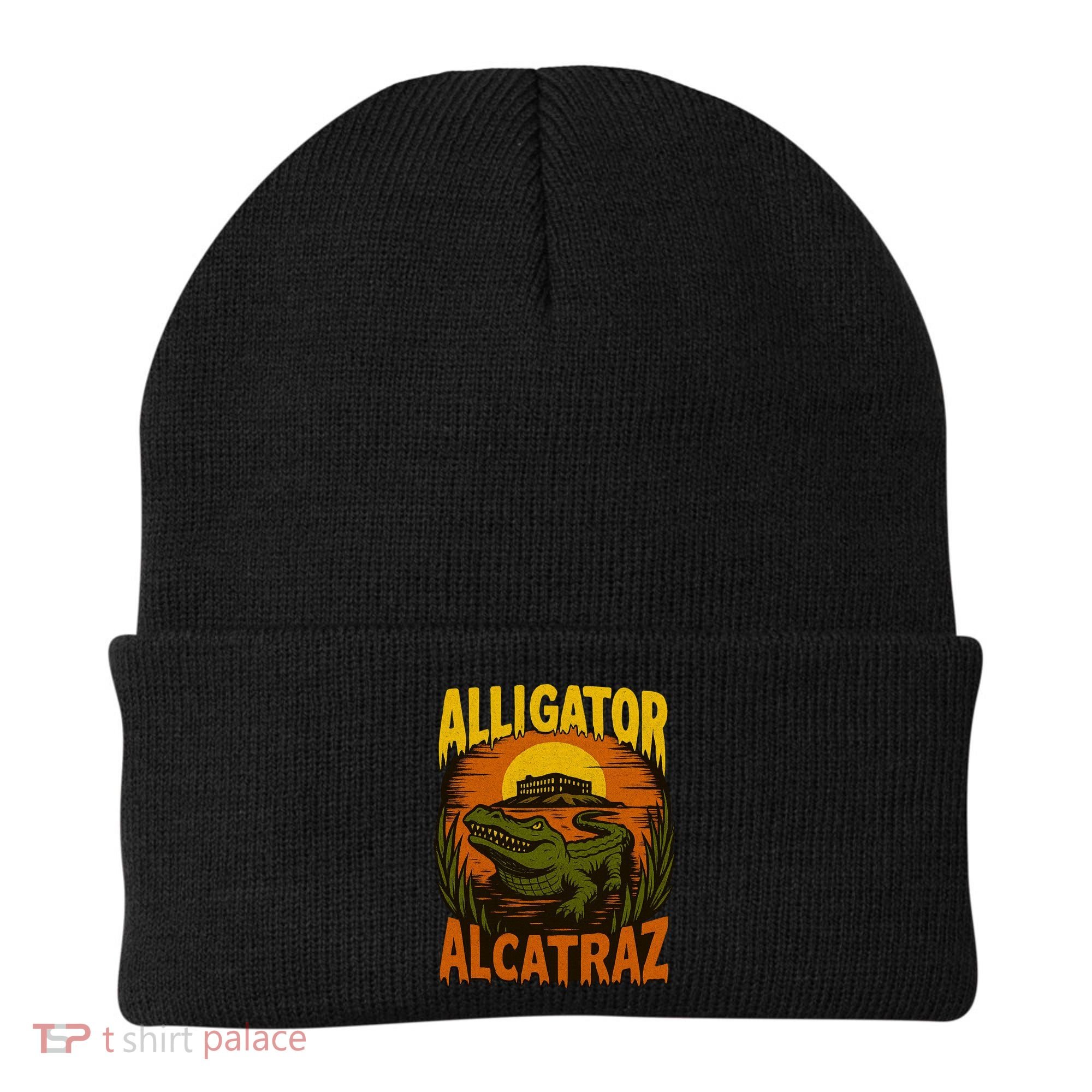 Alligator Alcatraz Funny Meme Gator  Beanie