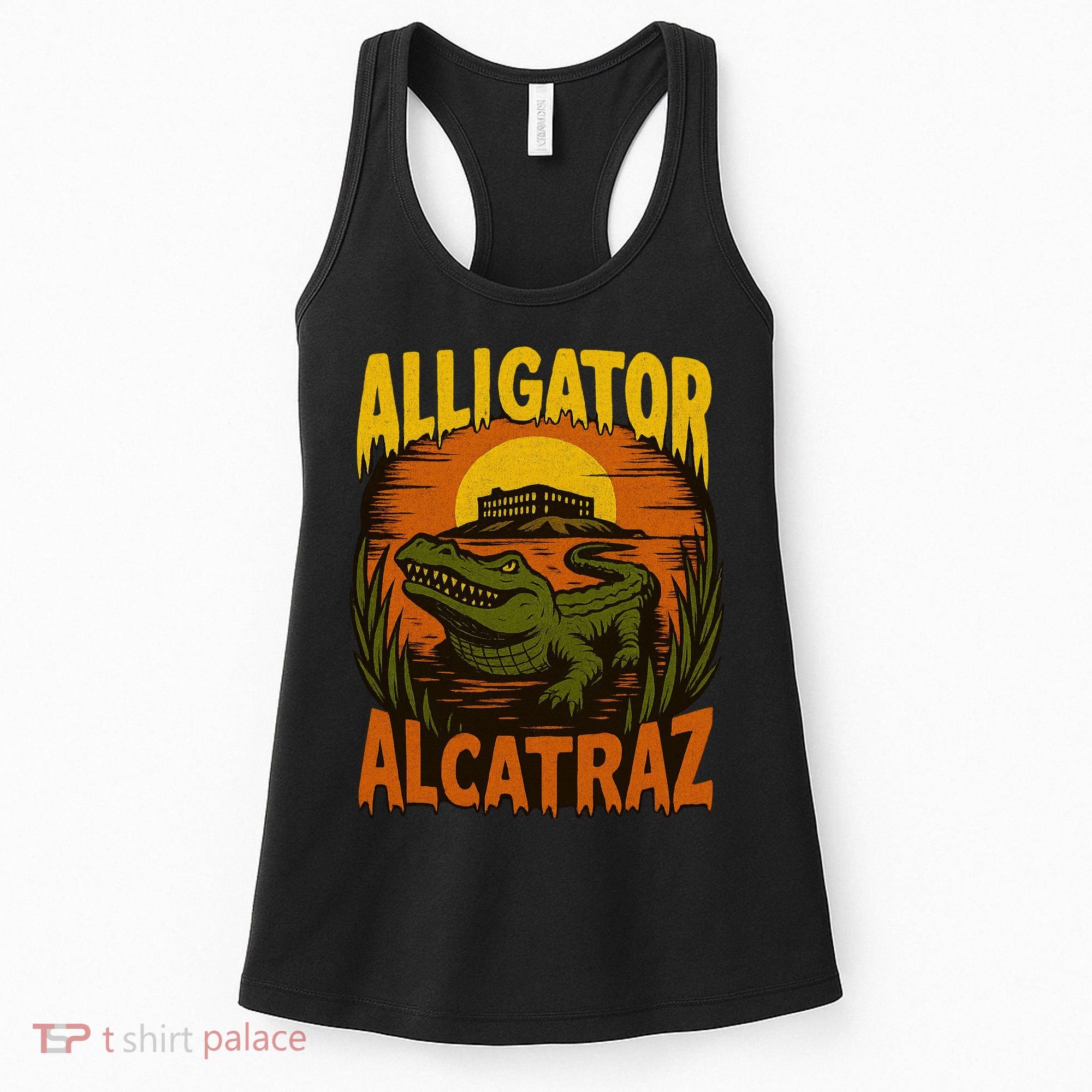 Alligator Alcatraz Funny Meme Gator  Women's Tank Top