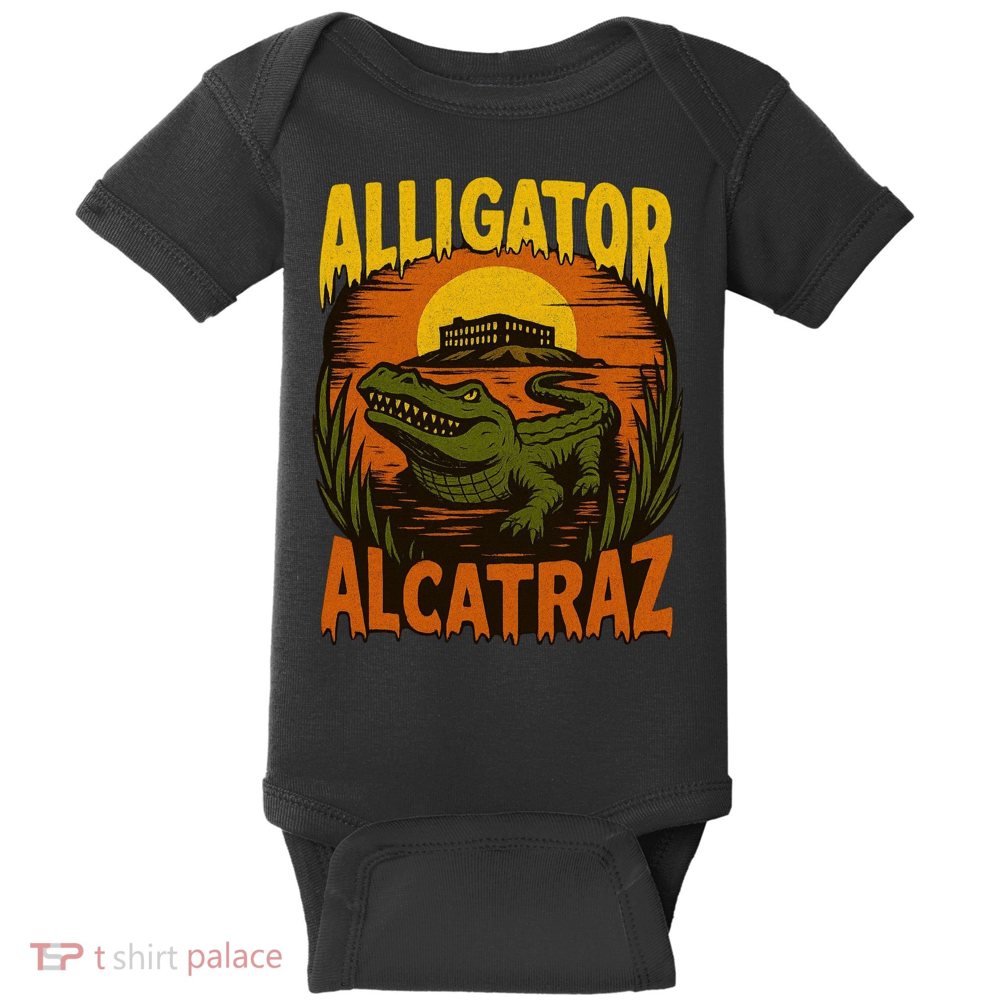 Alligator Alcatraz Funny Meme Gator  Baby Bodysuit
