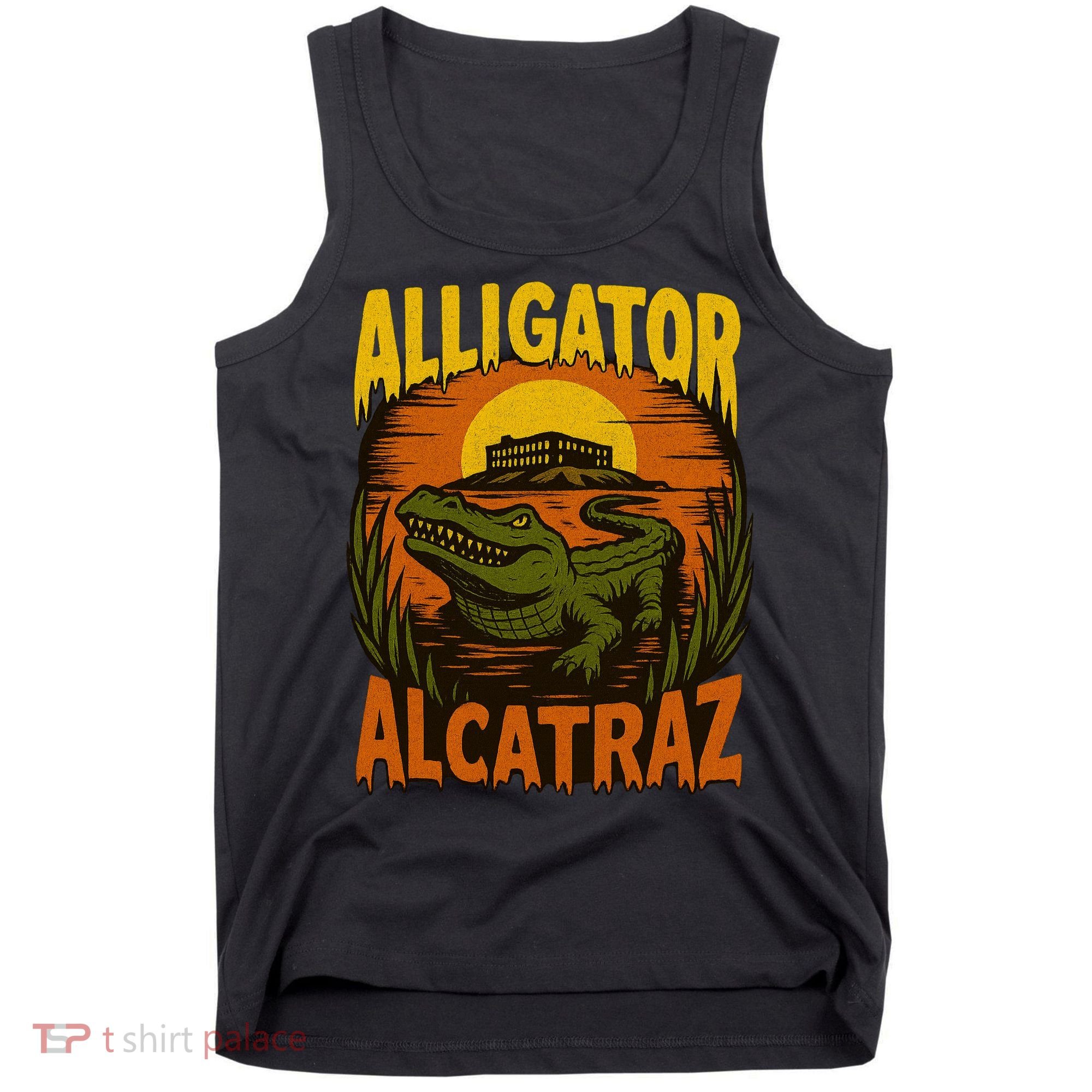 Alligator Alcatraz Funny Meme Gator  Tank Top