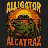 Alligator Alcatraz Funny Meme Gator  Golf Towel thumb 3