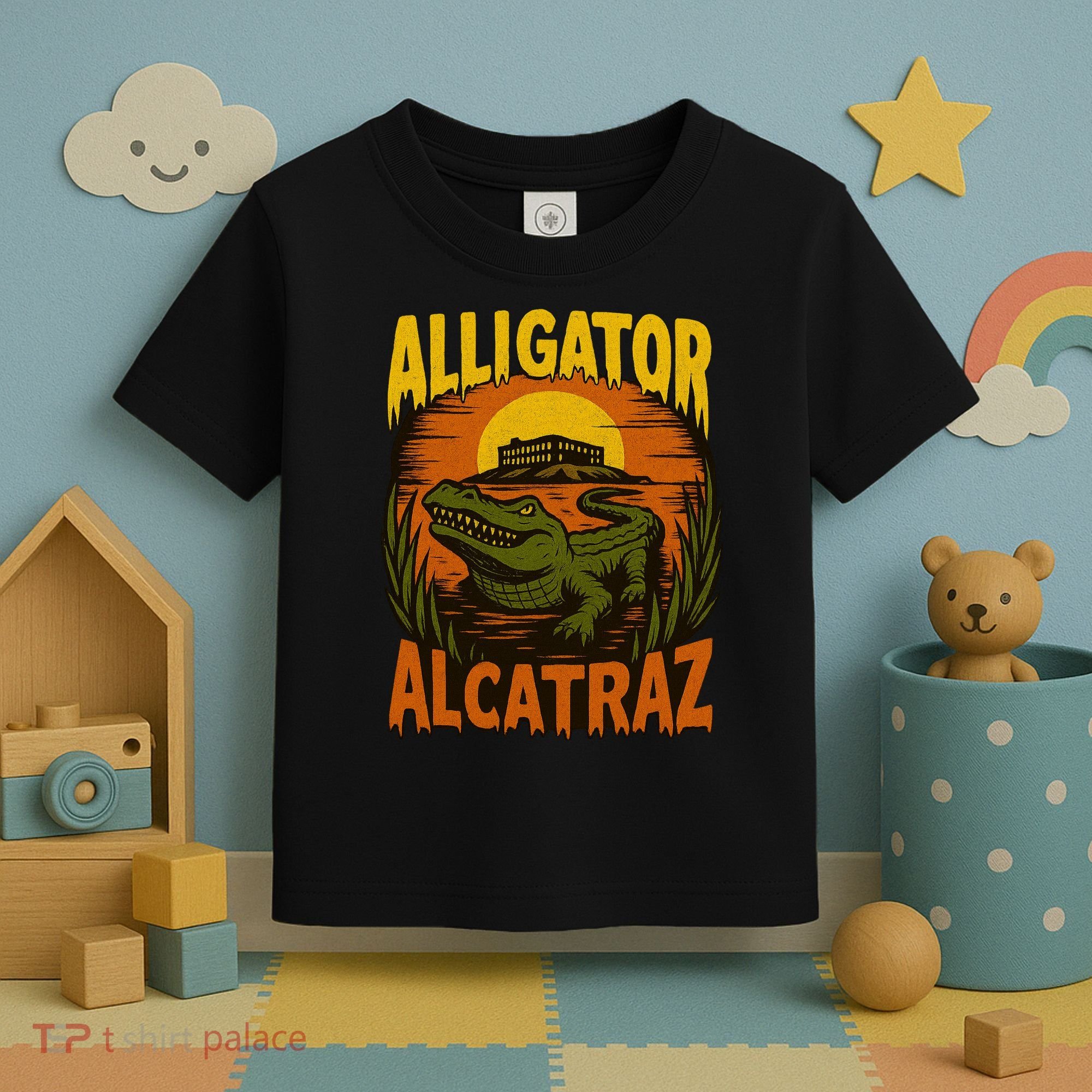 Alligator Alcatraz Funny Meme Gator  Toddler T-Shirt