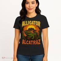 Alligator Alcatraz Funny Meme Gator  Women's T-Shirt thumb 4