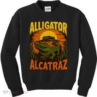 Alligator Alcatraz Funny Meme Gator  Kids Sweatshirt thumb 0