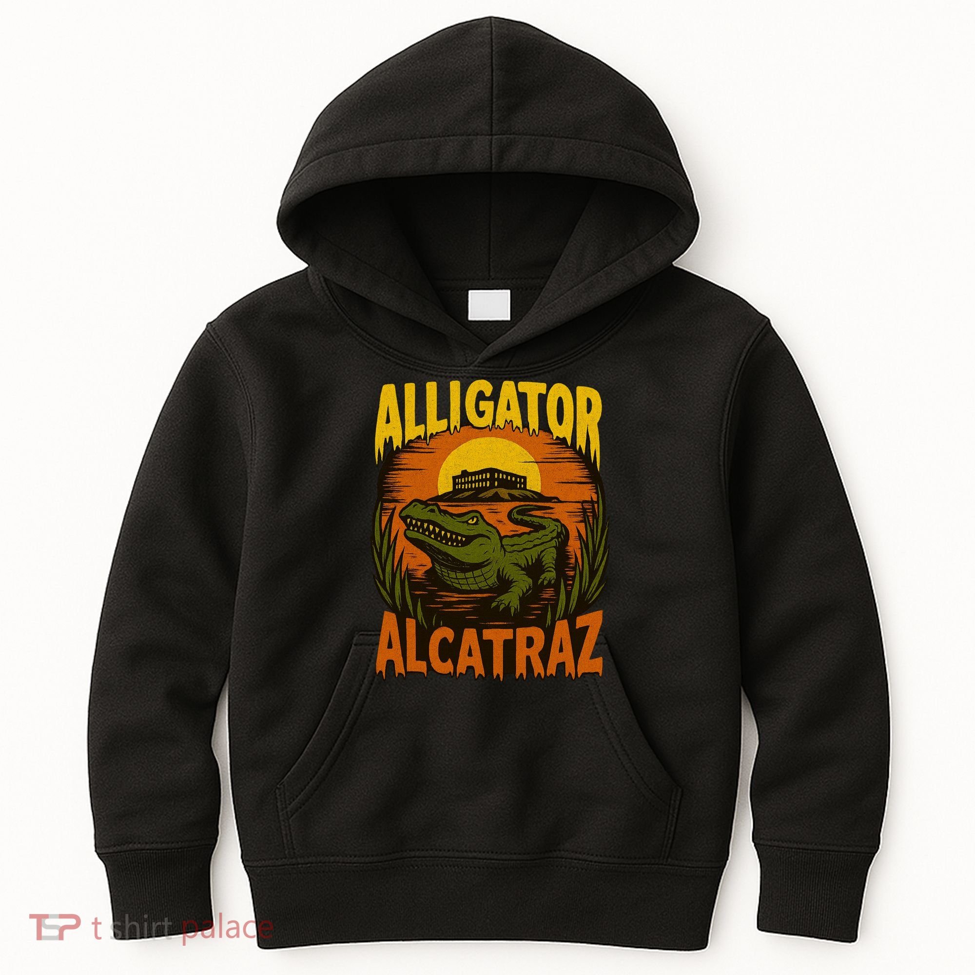 Alligator Alcatraz Funny Meme Gator  Kids Hoodie