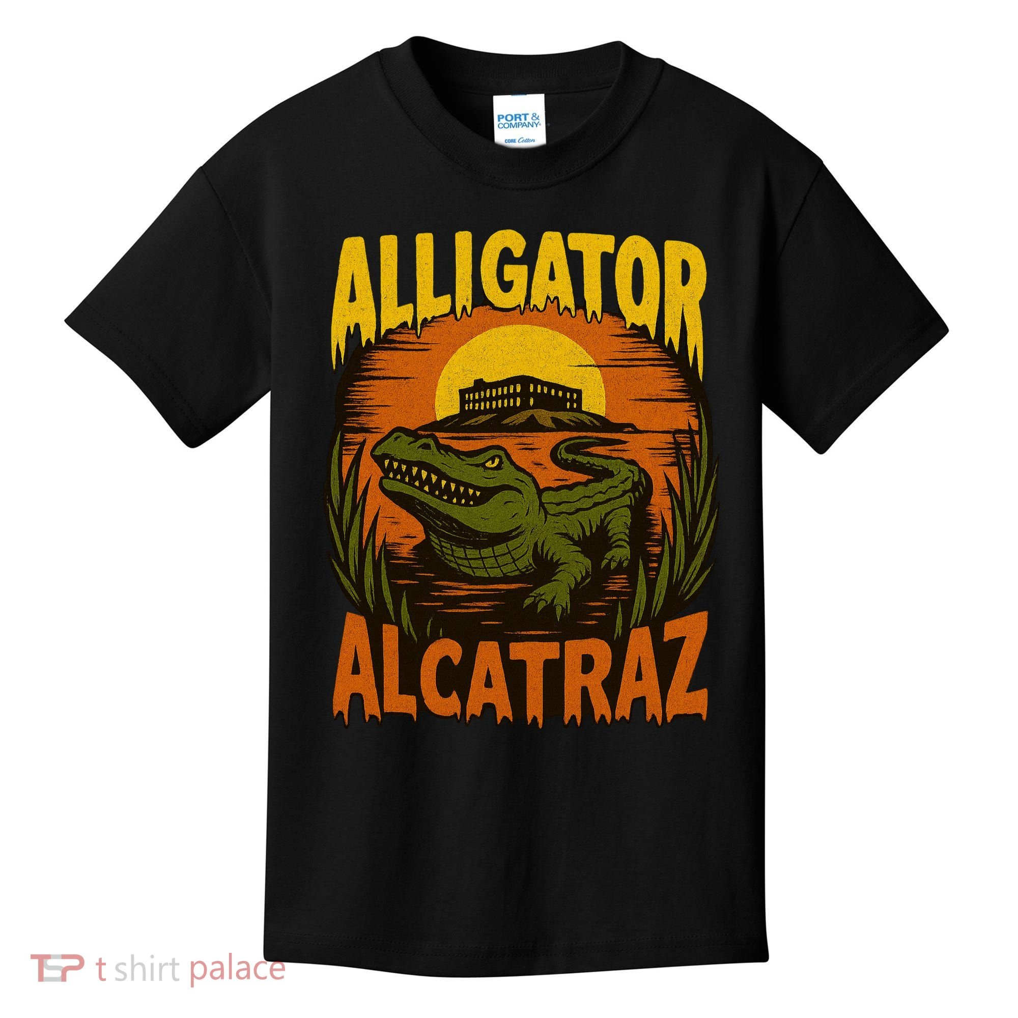 Alligator Alcatraz Funny Meme Gator  Kids T-Shirt