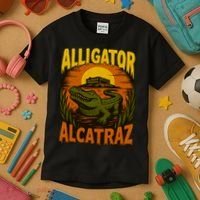 Alligator Alcatraz Funny Meme Gator  Kids T-Shirt thumb 3