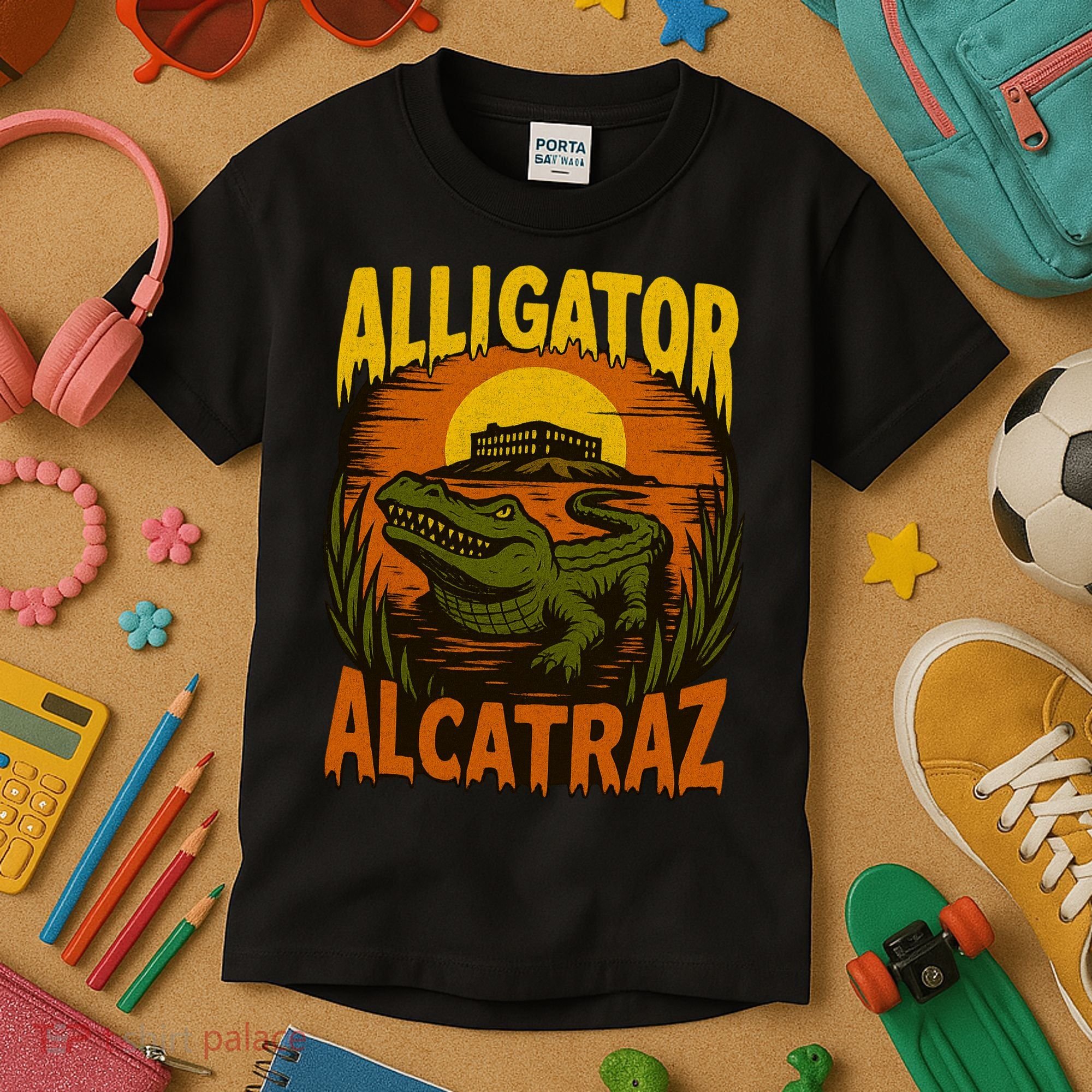 Alligator Alcatraz Funny Meme Gator  Kids T-Shirt