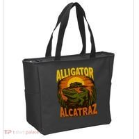 Alligator Alcatraz Funny Meme Gator  Tote Bag thumb 2