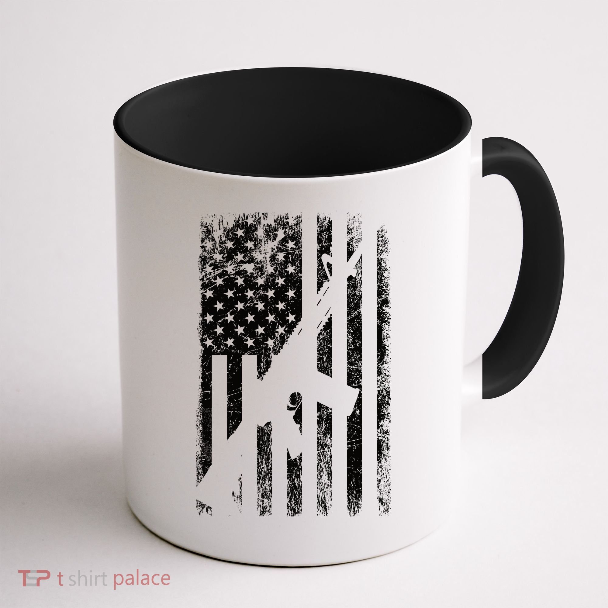 AR15 American Flag Coffee Mug