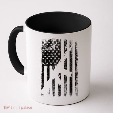 AR15 American Flag Coffee Mug