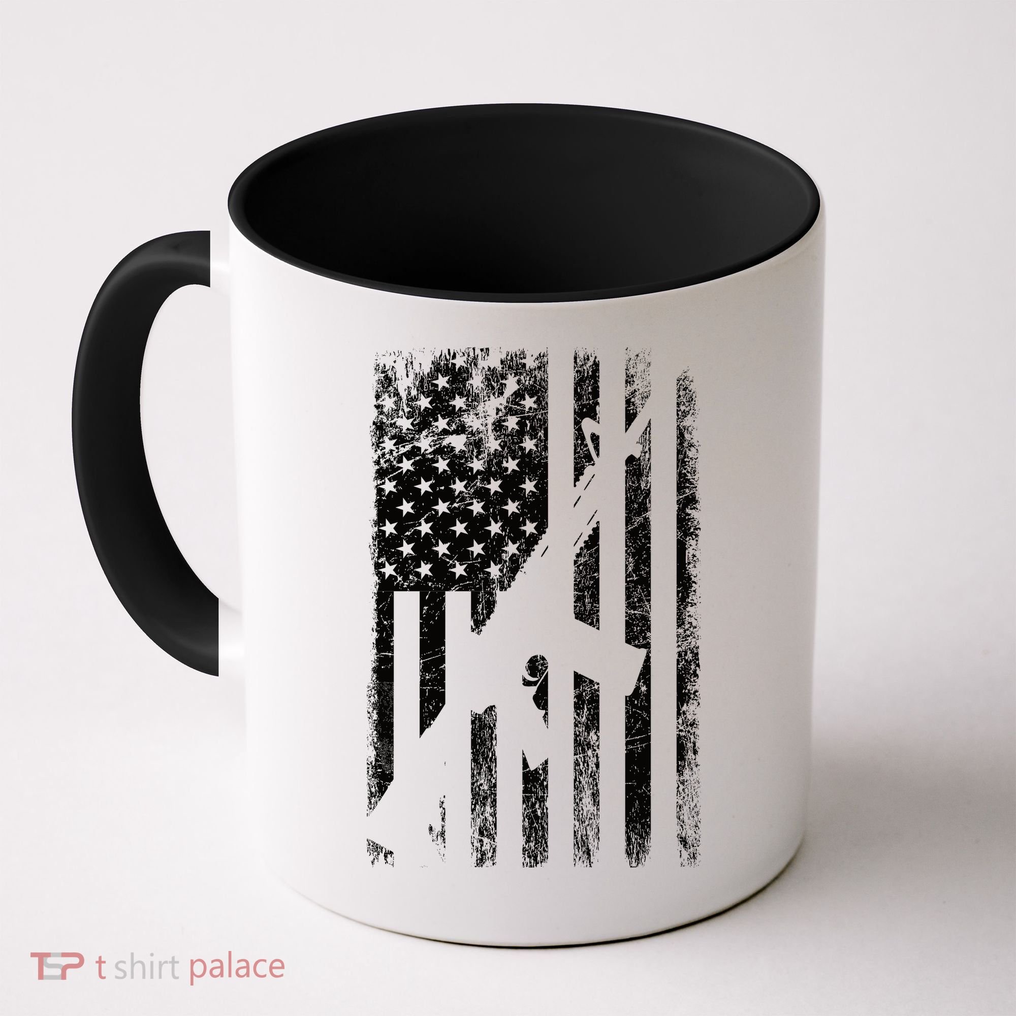 AR15 American Flag Coffee Mug
