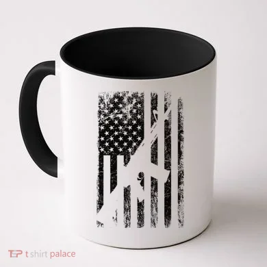 AR15 American Flag Coffee Mug
