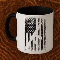 AR15 American Flag Coffee Mug thumb 2