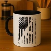 AR15 American Flag Coffee Mug thumb 4
