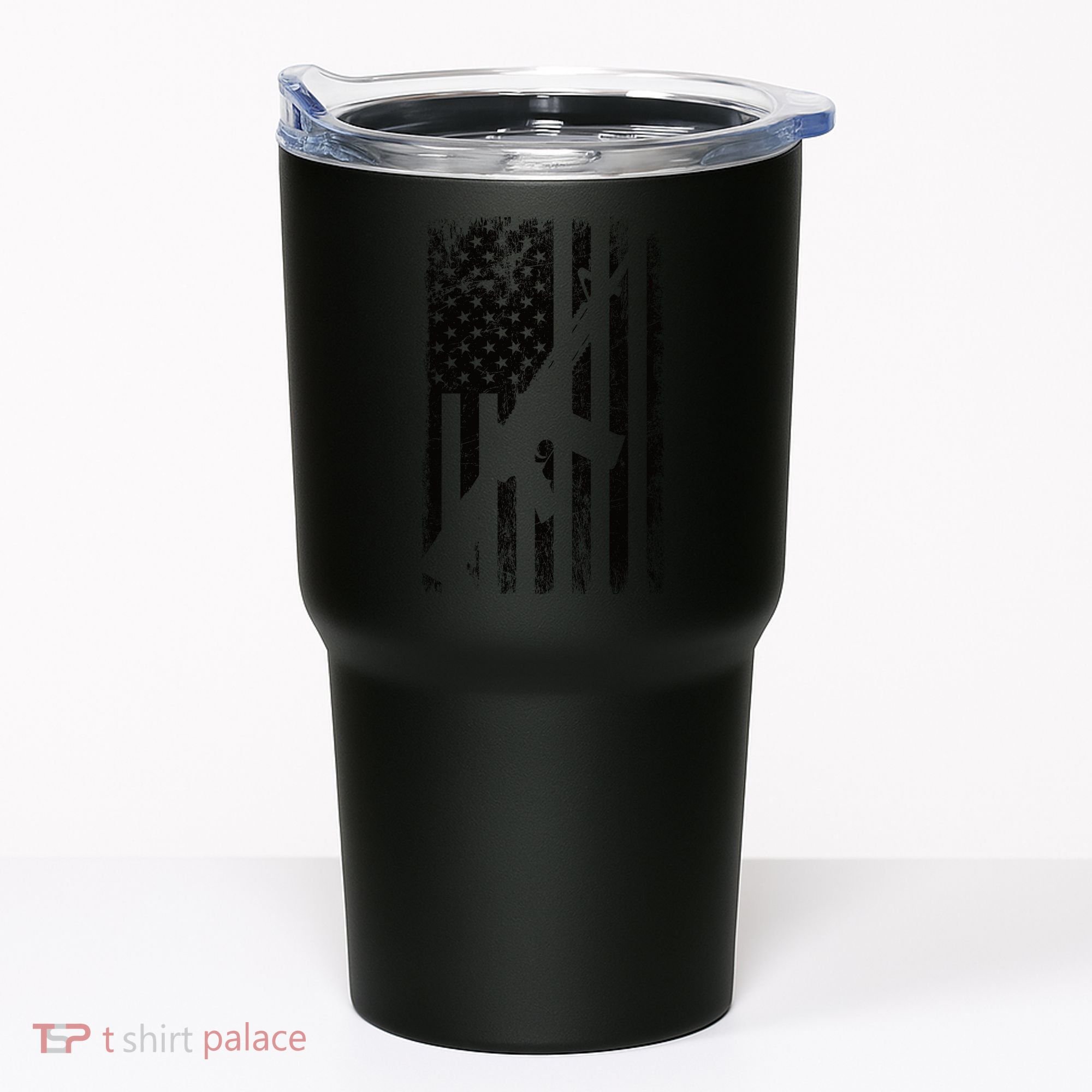 AR15 American Flag Tumbler