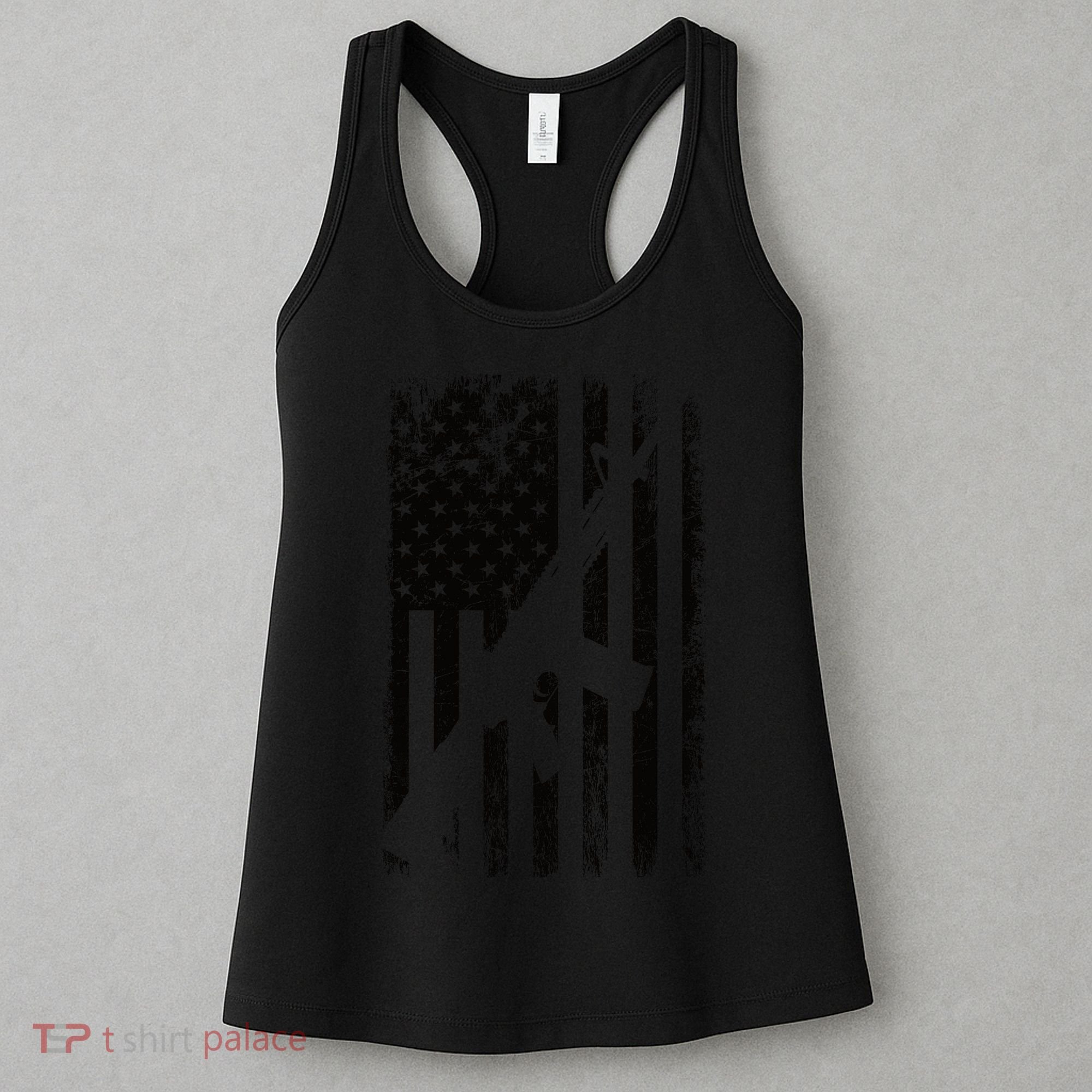 AR15 American Flag Women's Tank Top