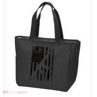 AR15 American Flag Tote Bag thumb 3