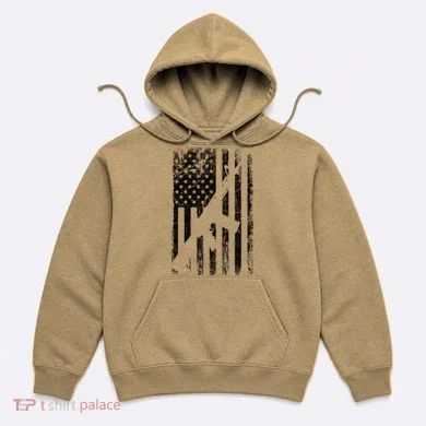 AR15 American Flag Hoodie