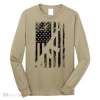 AR15 American Flag Long Sleeve Shirt thumb 0