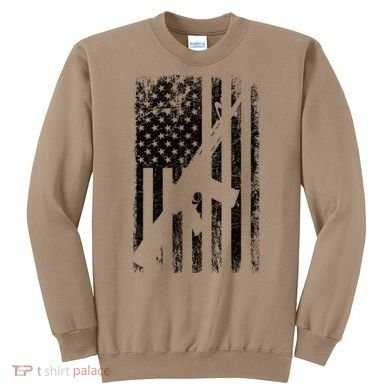 AR15 American Flag Sweatshirt