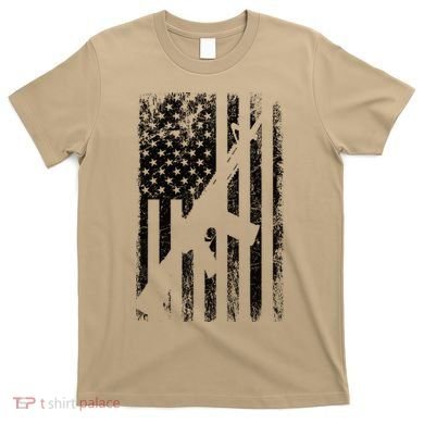 AR15 American Flag T-Shirt