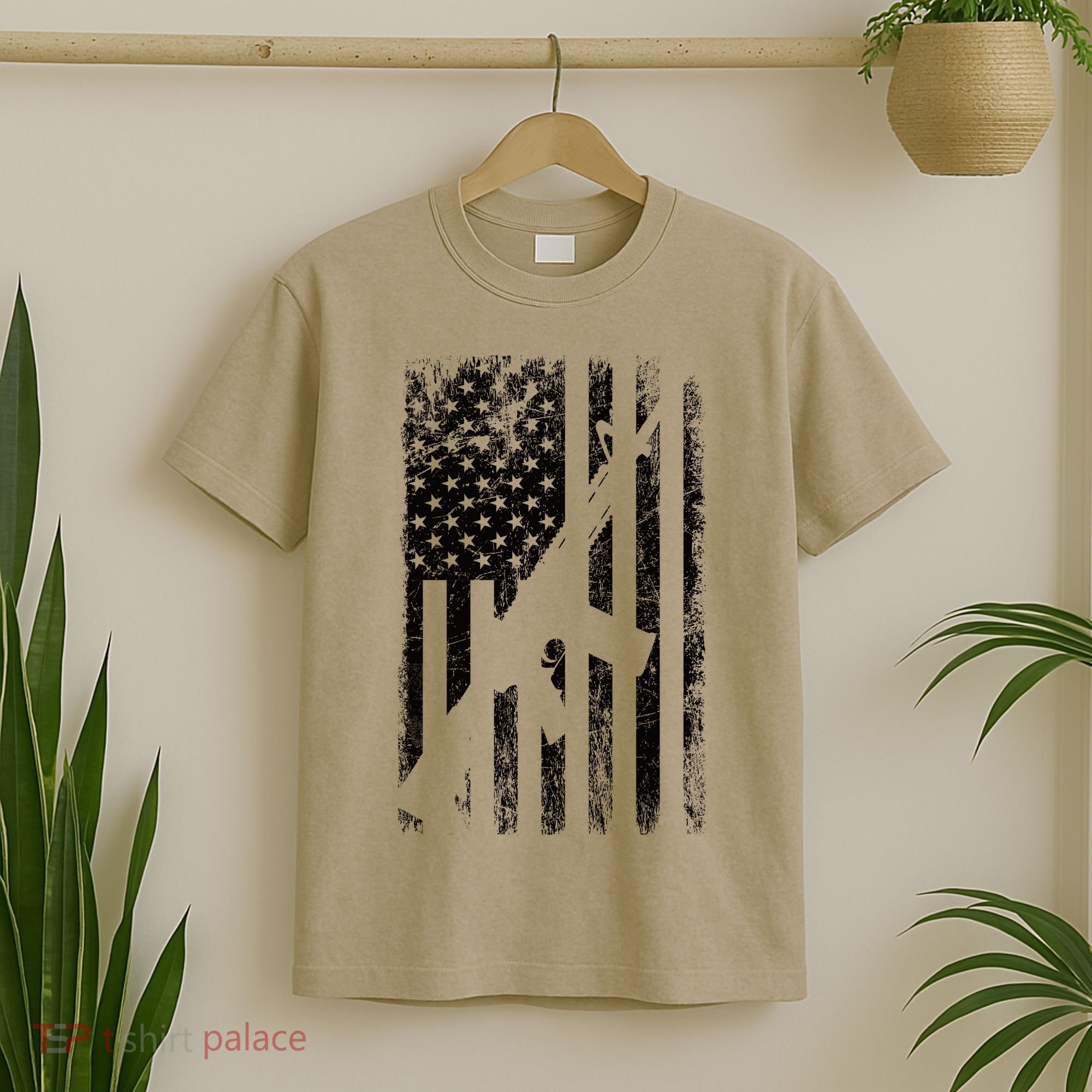 AR15 American Flag T-Shirt