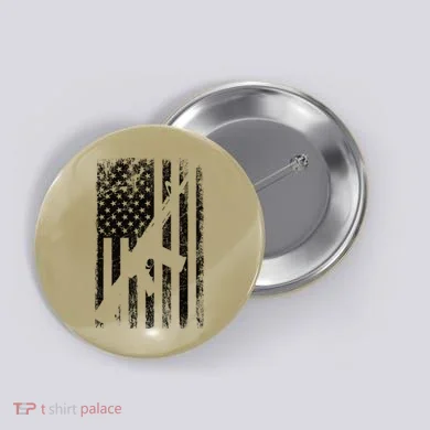 AR15 American Flag Button