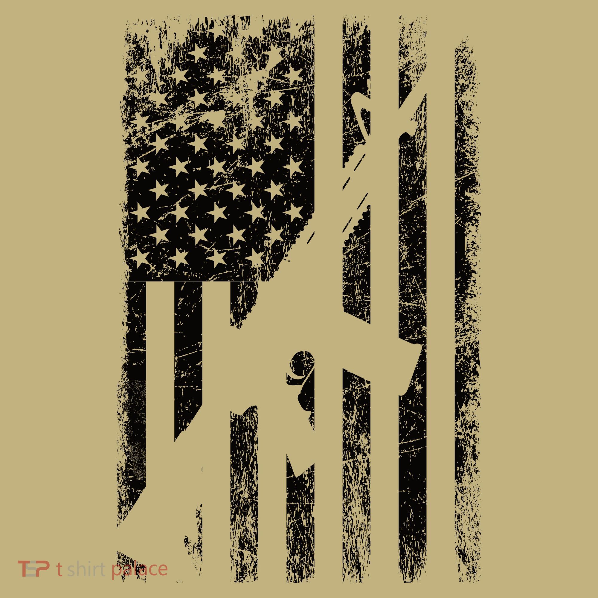 AR15 American Flag Mousepad